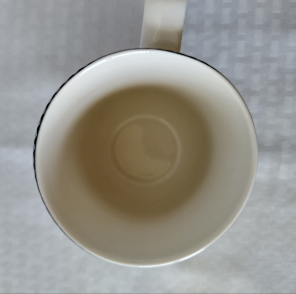 222 Fifth Adelaide Yellow black bird floral coffee tea Mug - Picture 5 of 12